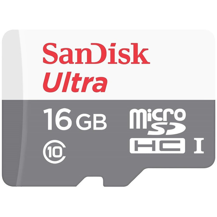 Cartão de Memória Micro SD 16GB com Adaptador microSDHC SanDisk