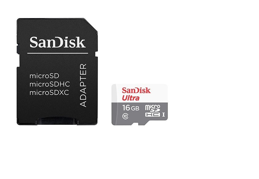 Cartão de Memória Micro SD 16GB com Adaptador microSDHC SanDisk