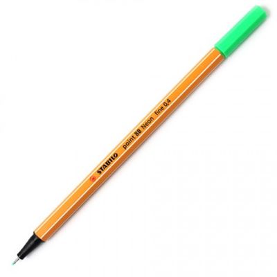 caneta-point-88-verde-neon-stabilo