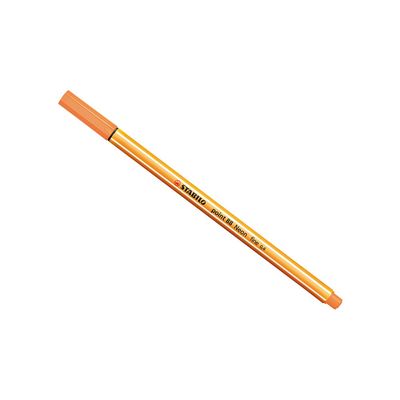 caneta-point-88-laranja-neon-stabilo