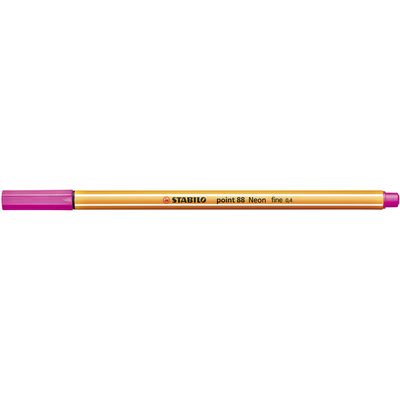 caneta-point-88-rosa-neon-stabilo