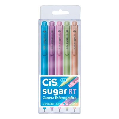 caneta-sugar-rt-1.0-mm-5-cores-tons-pasteis-cis