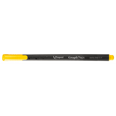 caneta-fineliner-0.4-mm-graph-peps-amarelo-maped-