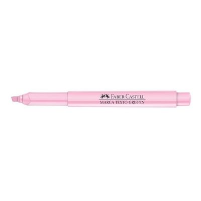 marca-texto-grifpen-tons-pasteis-rosa-faber-castell