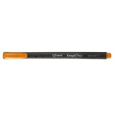 caneta-fineliner-0.4-mm-graph-peps-laranja-claro-maped-