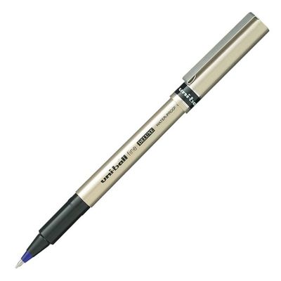 caneta-fine-deluxe-0.7mm-ub-177-azul-uni-ball