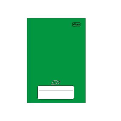 Caderno-Brochura-Capa-Dura-1-4-D--Verde-96-Folhas-Tilibra