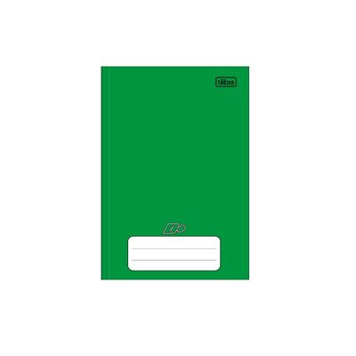 Caderno-Brochura-Capa-Dura-1-4-D--Verde-48-Folhas-Tilibra