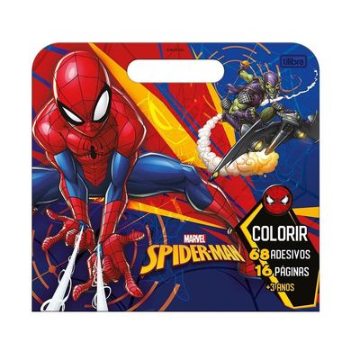 album-para-colorir-maleta-spider-man-8f-tilibra